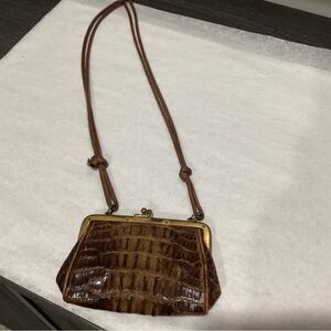 Vtg. Alligator purse, adult coin purse for that era 1920s-1930s.
